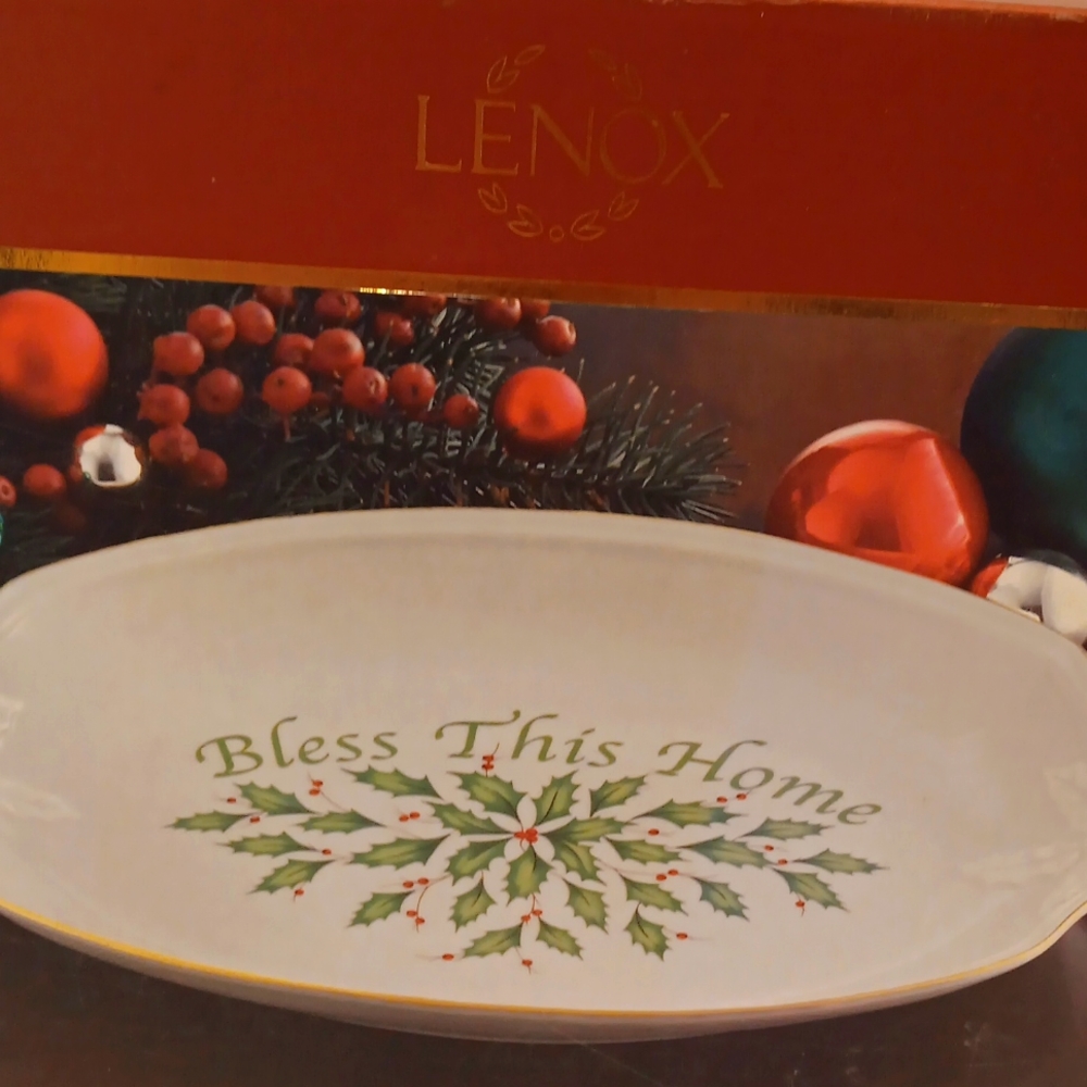 NIB Lenox Holiday Tray